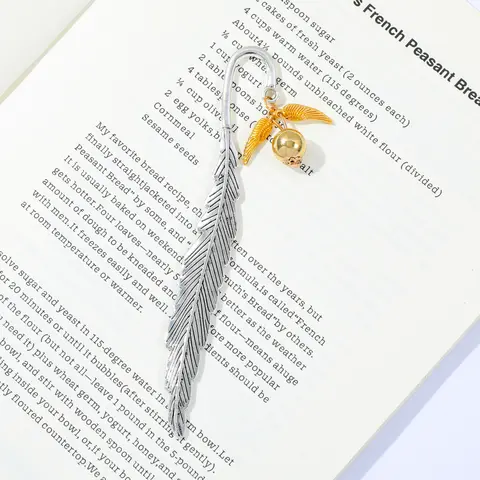 Harry Potter Metal Bookmark - Magic Wands & Themed Designs, Reading Accessories for Book Lovers, Literary Office/Study Supplies