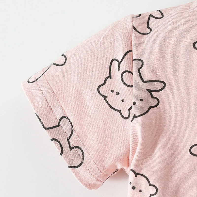 Toddler Girls Summer Shorts Sets Short Sleeve Crewneck Bear Print Tops Shorts Sets
Toddler Girls Summer Shorts Sets Short Sleeve Crewneck Bear Print Tops Shorts Sets