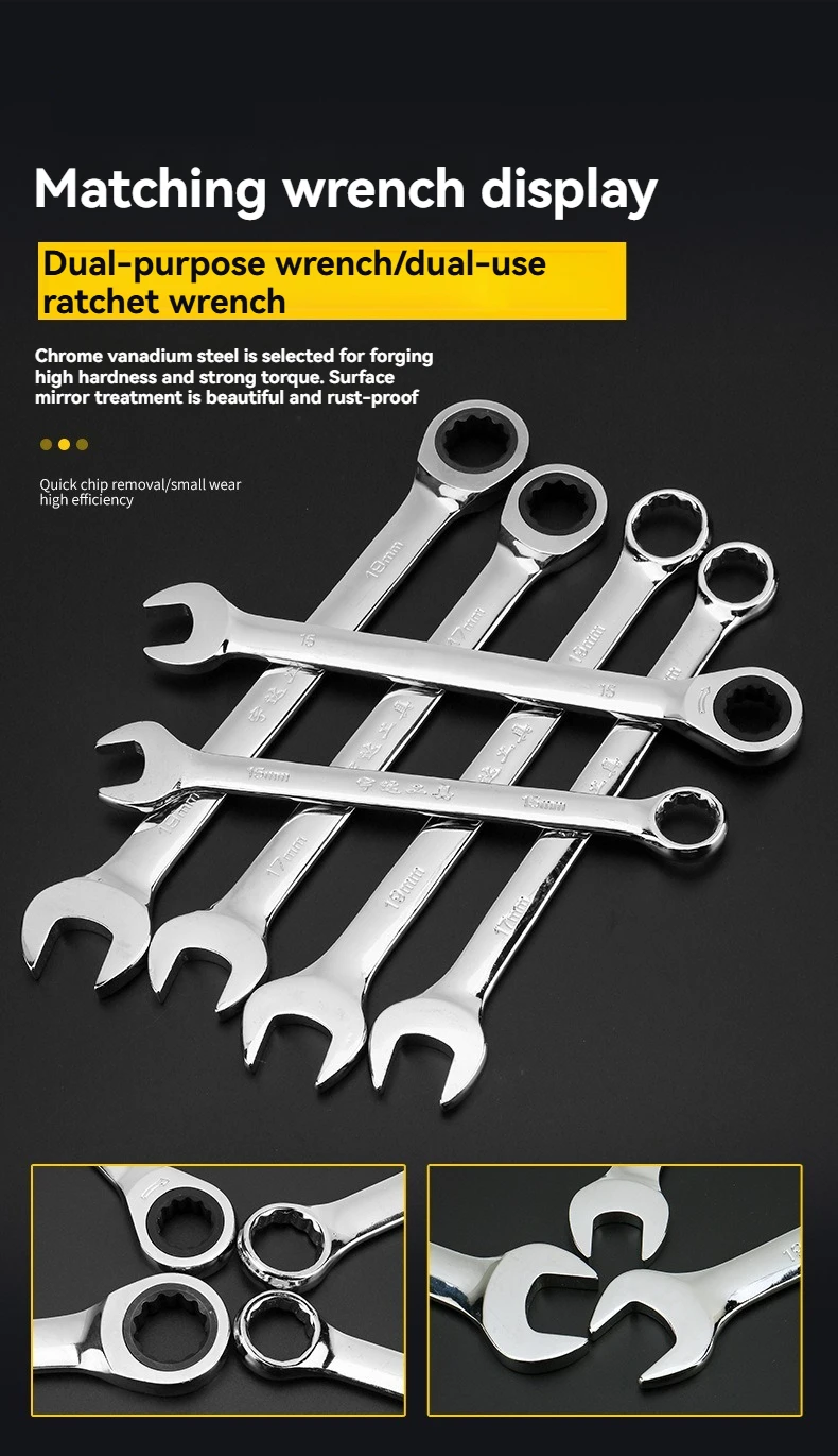 32Pcs CR-V Steel Labor Saving Quick Socket Ratchet Wrench Set Auto Repair Hand Tools
32Pcs CR-V Steel Labor Saving Quick Socket Ratchet Wrench Set Auto Repair Hand Tools