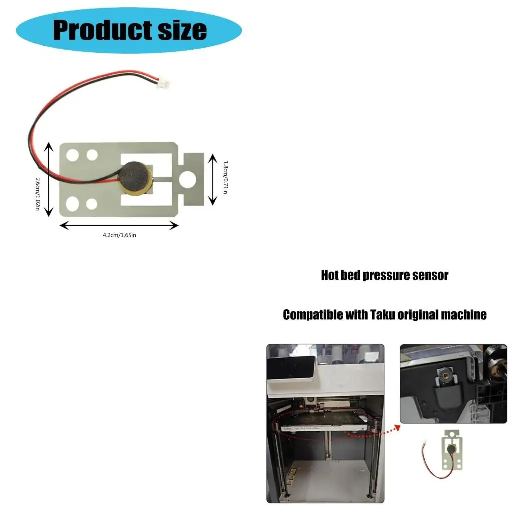 Durability ABS Heatbed Sensors For X1/P1P 3D Printer Improve Hotbed Functionality Hotbed Sensors Stable Operate
Durability ABS Heatbed Sensors For X1/P1P 3D Printer Improve Hotbed Functionality Hotbed Sensors Stable Operate