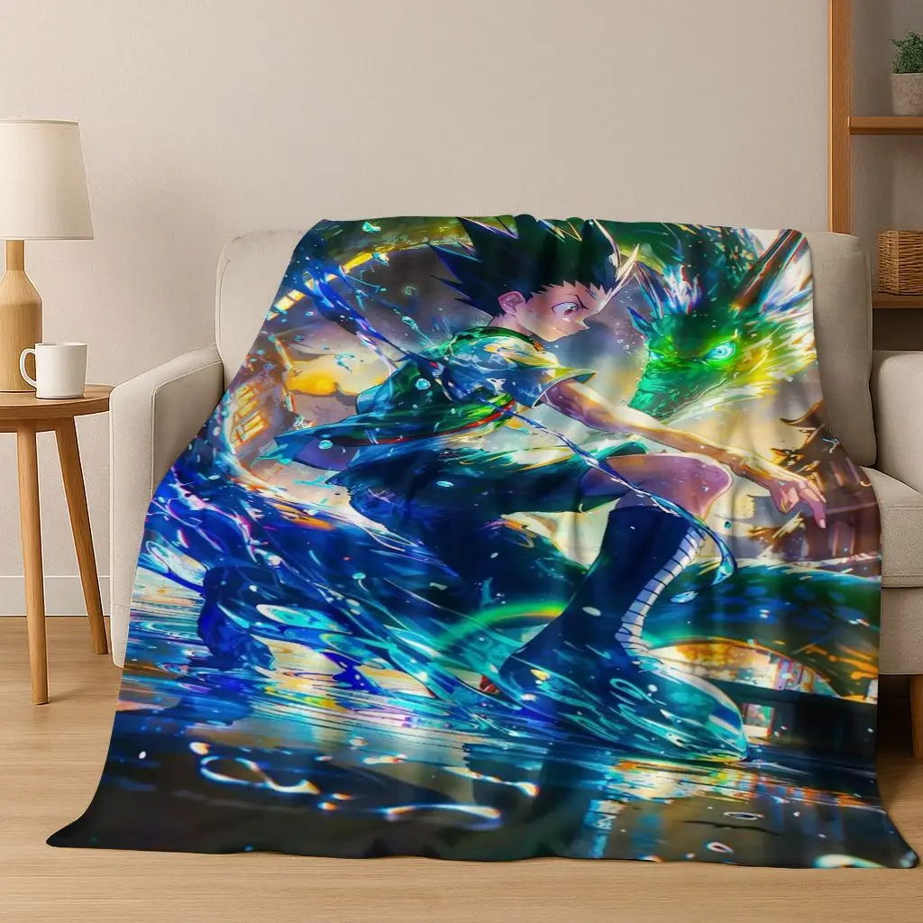 Anime HUNTER X HUNTER HXH Gon Freecss Killua Cartoon Flannel Blanket,Cozy Soft Throw Blanket for Home Bedroom Bed Sofa Cover Kid
Anime HUNTER X HUNTER HXH Gon Freecss Killua Cartoon Flannel Blanket,Cozy Soft Throw Blanket for Home Bedroom Bed Sofa Cover Kid