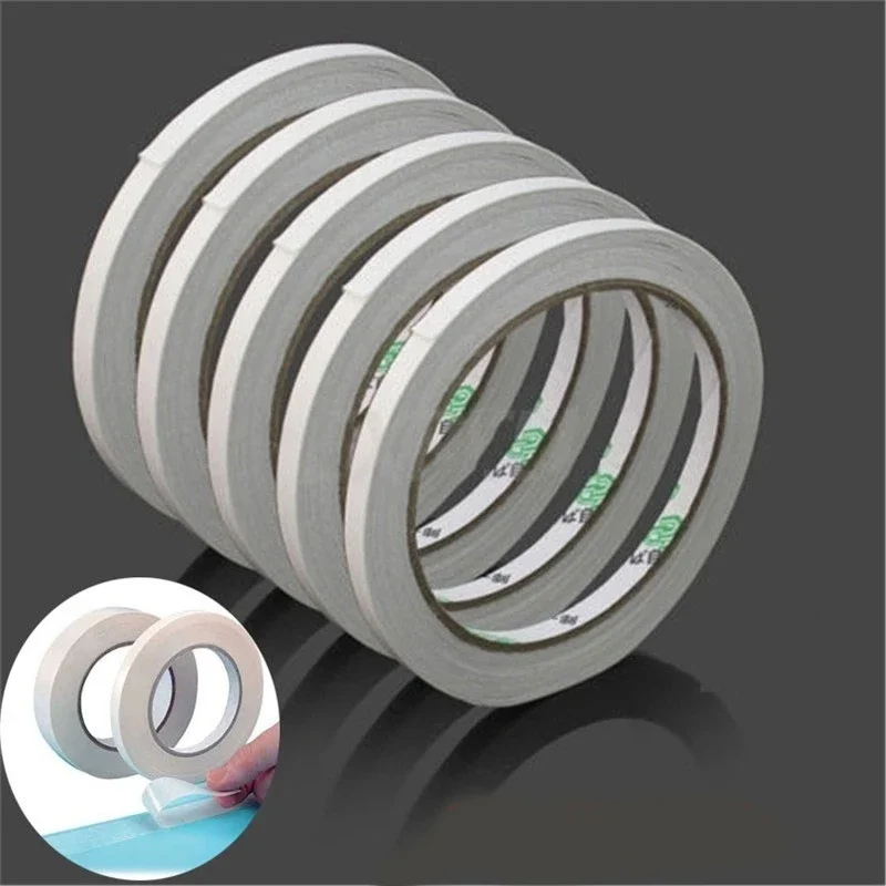 10M Double Sided Tape White Strong Ultra-thin High-adhesive Cotton Double-sided Tape Super Strong Paper tape For Office Home
10M Double Sided Tape White Strong Ultra-thin High-adhesive Cotton Double-sided Tape Super Strong Paper tape For Office Home