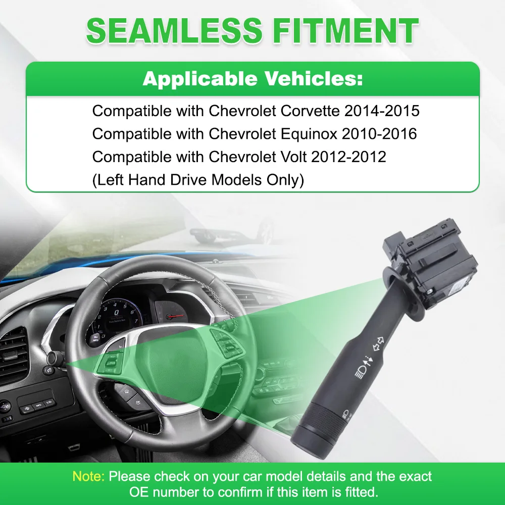 Multifunction Turn Signal Switch With Fog Light/Auto Funtion for Chevrolet Equinox 2010-2016 Volt 2012-2012 20965178
Multifunction Turn Signal Switch With Fog Light/Auto Funtion for Chevrolet Equinox 2010-2016 Volt 2012-2012 20965178