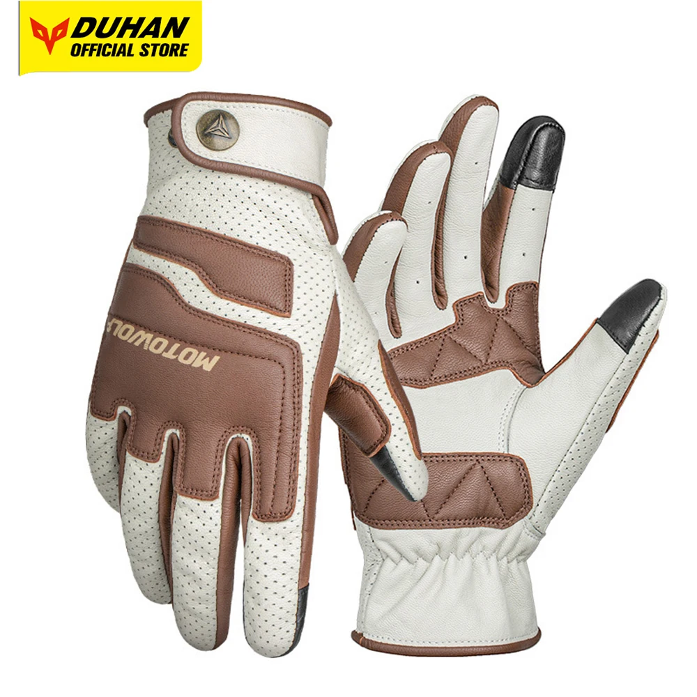 Genuine Leather Motorcycle Riding Retro Motorcycle Leather Gloves Summer Breathable Knight Retro Touch Screen Gloves
Genuine Leather Motorcycle Riding Retro Motorcycle Leather Gloves Summer Breathable Knight Retro Touch Screen Gloves