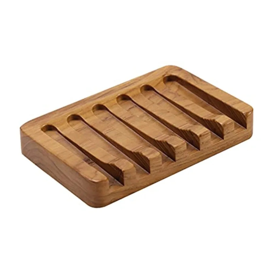 with Slanted Waterfall Design by, Bar Soap Holder Teak Wood, Soap Saver for Shower, Bathroom, Sink, Kitchen and Countertop
with Slanted Waterfall Design by, Bar Soap Holder Teak Wood, Soap Saver for Shower, Bathroom, Sink, Kitchen and Countertop