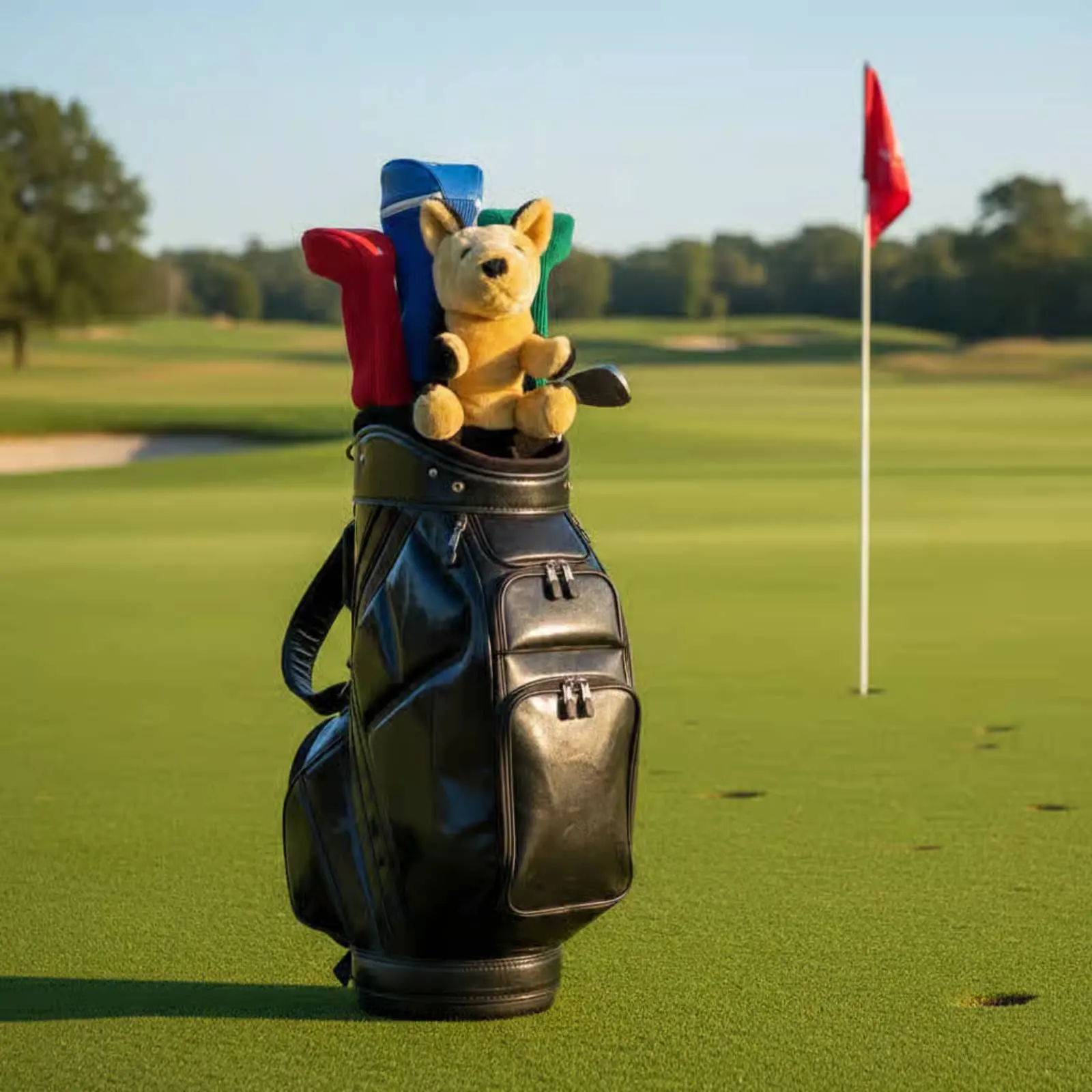 Dog Headcover Lifelike Design Soft Links Club Cover Soft Dog Club Cover Adds Character Creature Driver Headcover for Golfers
Dog Headcover Lifelike Design Soft Links Club Cover Soft Dog Club Cover Adds Character Creature Driver Headcover for Golfers