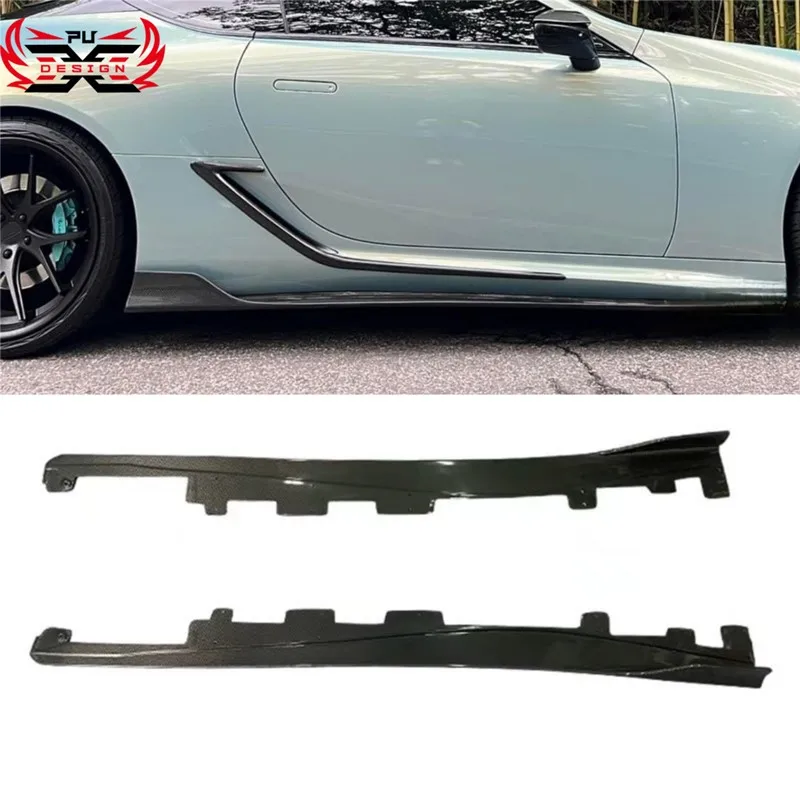 ART Style Carbon Fiber Side Skirts Side Splitter For Lexus LC500 LC500H Car Bodykit
ART Style Carbon Fiber Side Skirts Side Splitter For Lexus LC500 LC500H Car Bodykit