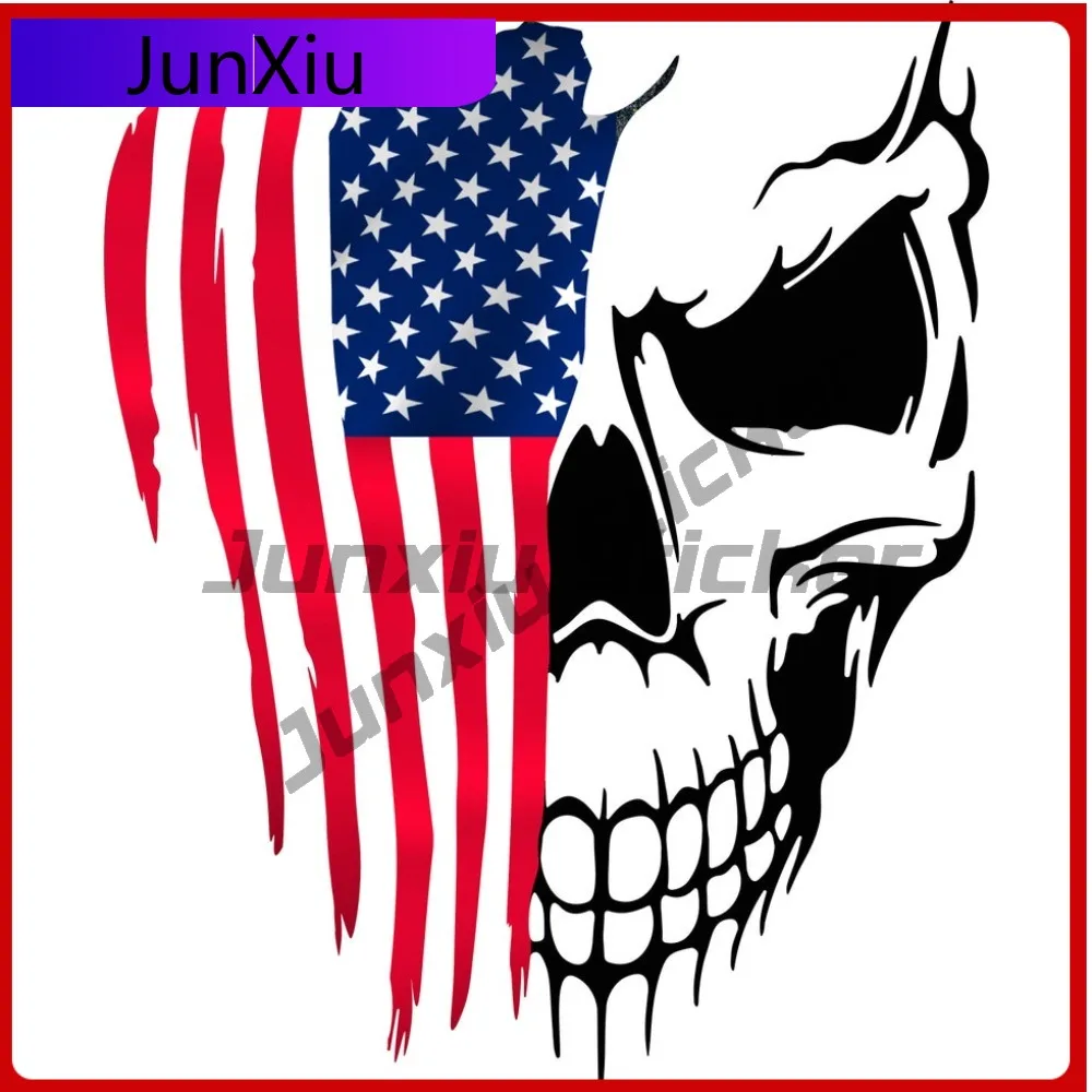 Usa Skull American Flag Distressed Sticker Waterproof High Quality Decal Accessories For Car Suv Bodywork Bumper Window Car Moto
Usa Skull American Flag Distressed Sticker Waterproof High Quality Decal Accessories For Car Suv Bodywork Bumper Window Car Moto