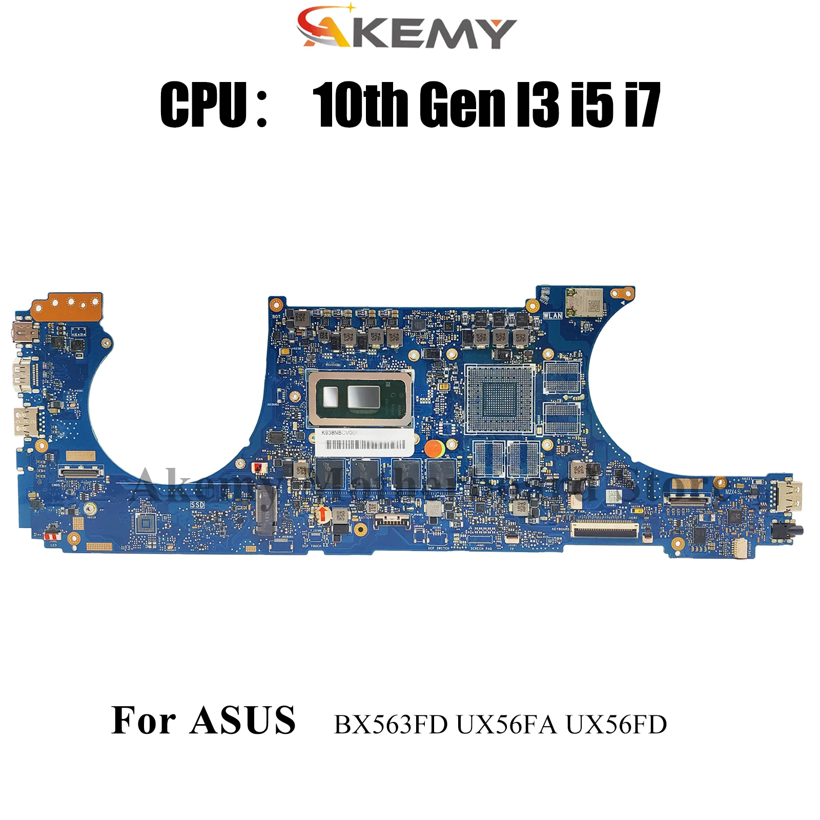 UX563FA Laptop Motherboard For ASUS ZenBook RX563FD Q536FD BX563FD UX56FA UX56FD UX563 Notebook Mainboard With 10th Gen I3 i5 i7
UX563FA Laptop Motherboard For ASUS ZenBook RX563FD Q536FD BX563FD UX56FA UX56FD UX563 Notebook Mainboard With 10th Gen I3 i5 i7