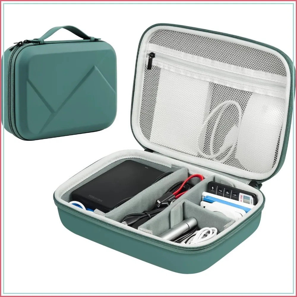 Large Shockproof Waterproof Storage Bag for Electronics Organizer Portable Cable Storage for Travel
Large Shockproof Waterproof Storage Bag for Electronics Organizer Portable Cable Storage for Travel