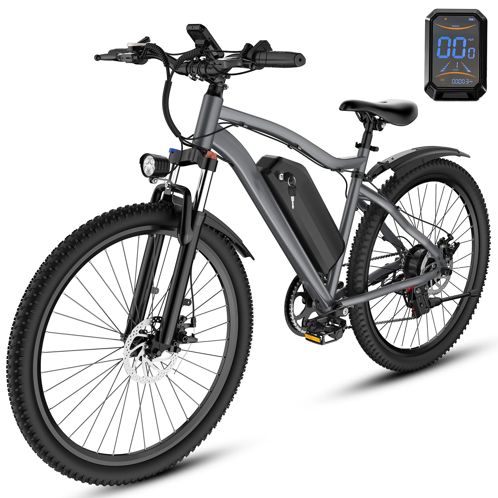 720W Adult Electric Bicycle 26 Inch 36V 10.4AH Removable Battery 19.9Mph Dual Shock Absorber 7-Speed Mountain Bike
720W Adult Electric Bicycle 26 Inch 36V 10.4AH Removable Battery 19.9Mph Dual Shock Absorber 7-Speed Mountain Bike