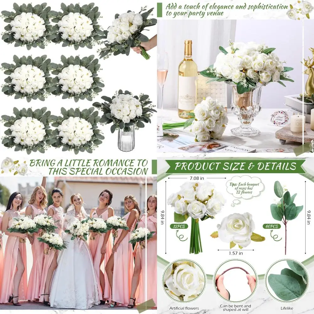 Букеты роз из искусственного шелка 7 дюймов для свадьбы, 12 упаковок цветочных композиций для подружек невесты оптом, искусственные цветы для особых мероприятий
Букеты роз из искусственного шелка 7 дюймов для свадьбы, 12 упаковок цветочных композиций для подружек невесты оптом, искусственные цветы для особых мероприятий