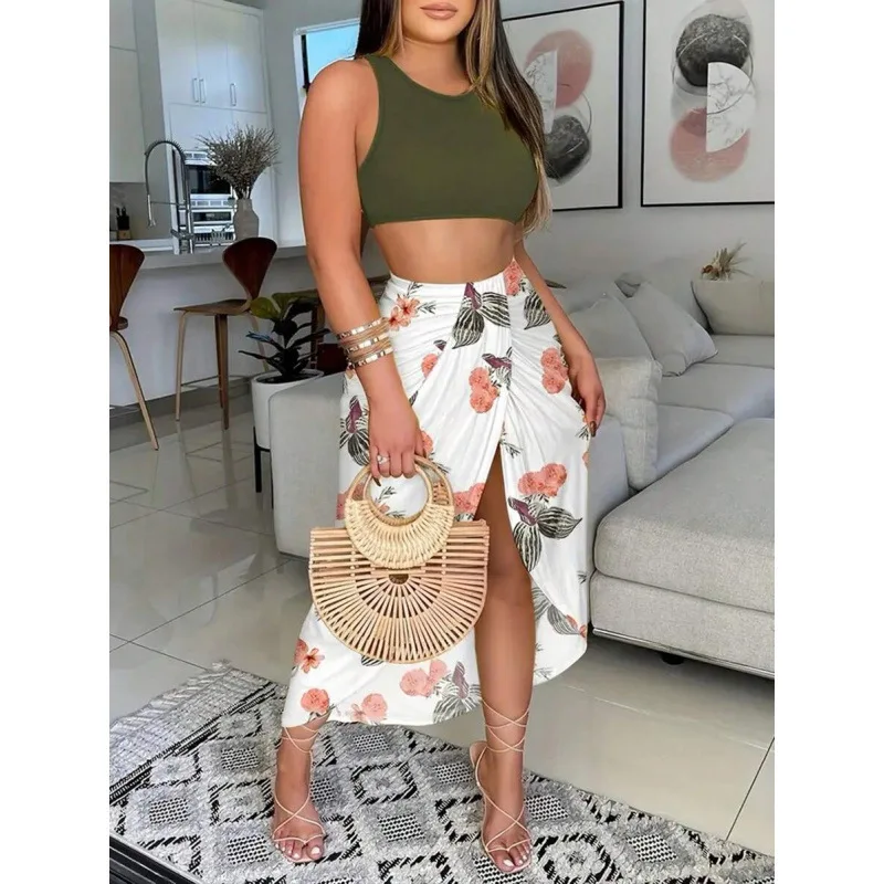 Casual Floral Print Short Set Women's Fashion Ensemble Summer Collection Cross-Border Overseas Warehouse No Brand Registered
Casual Floral Print Short Set Women's Fashion Ensemble Summer Collection Cross-Border Overseas Warehouse No Brand Registered