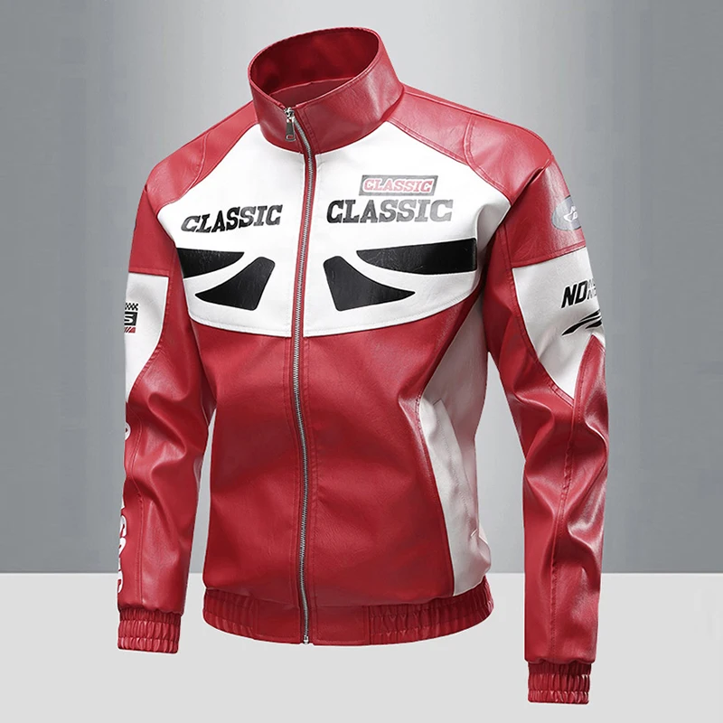 American Streetwear Moto Guzzi Motorcycle Jacket Men High Street Motorbike PU Leather Jacket Autumn Winter High-end Men's Jacket
American Streetwear Moto Guzzi Motorcycle Jacket Men High Street Motorbike PU Leather Jacket Autumn Winter High-end Men's Jacket