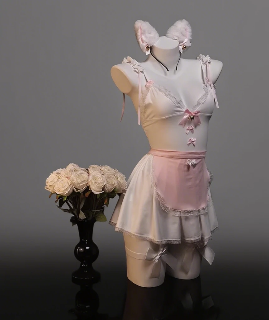 Новинка 2025 года, сексуальная ночная рубашка для горничной, кружевное нижнее белье для девочек, искушение на настроение, чистое желание, ветер 
Новинка 2025 года, сексуальная ночная рубашка для горничной, кружевное нижнее белье для девочек, искушение на настроение, чистое желание, ветер