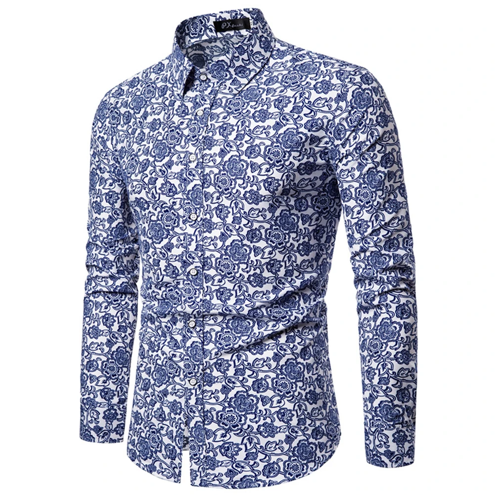 Mens Print Long Sleeve Muscle Band Collar Button Down Shirt Party T Dress Up Shirts
Mens Print Long Sleeve Muscle Band Collar Button Down Shirt Party T Dress Up Shirts