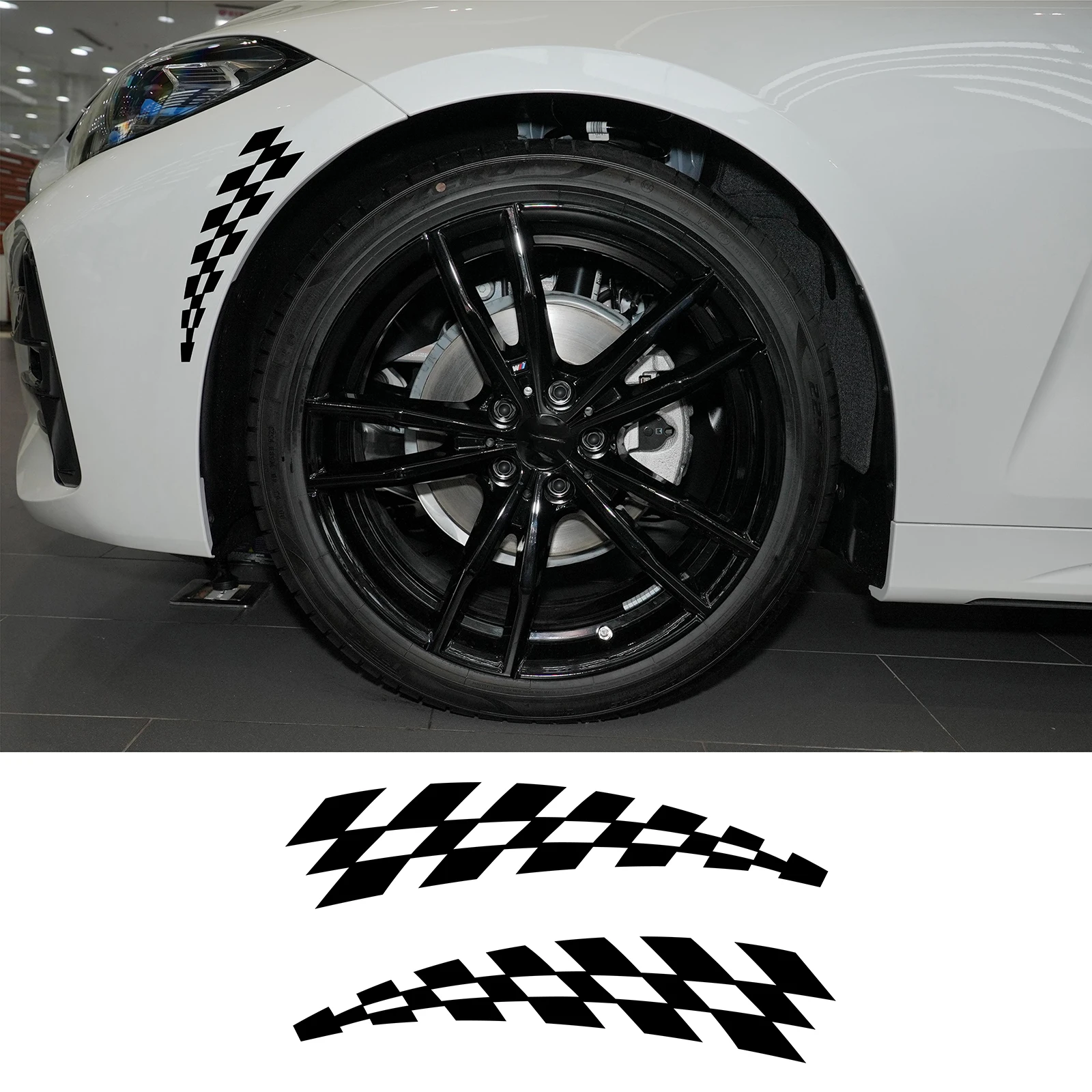 2pcs Checkered flag Stripes Car Decal moditied Car Side Styling Waterproof Decoration Vinyl Stickers Accessories For All auto
2pcs Checkered flag Stripes Car Decal moditied Car Side Styling Waterproof Decoration Vinyl Stickers Accessories For All auto