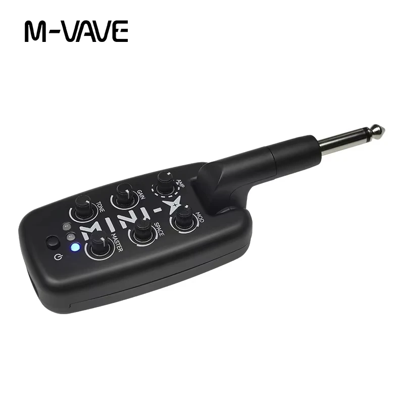 M-VAVE MINI-X Portable Plug-In Headphone Amplifier Guitar Bass Effects with Rich Tone Options
M-VAVE MINI-X Portable Plug-In Headphone Amplifier Guitar Bass Effects with Rich Tone Options