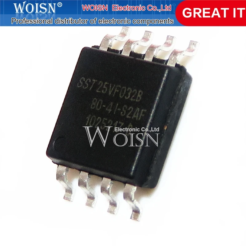 5pcs/lot SST25VF032B-80-4I-S2AF-T SST25VF032B-80-4I-S2AF SST25VF032B 80-4I-S2AF 25VF032B SOP-8 In Stock
5pcs/lot SST25VF032B-80-4I-S2AF-T SST25VF032B-80-4I-S2AF SST25VF032B 80-4I-S2AF 25VF032B SOP-8 In Stock