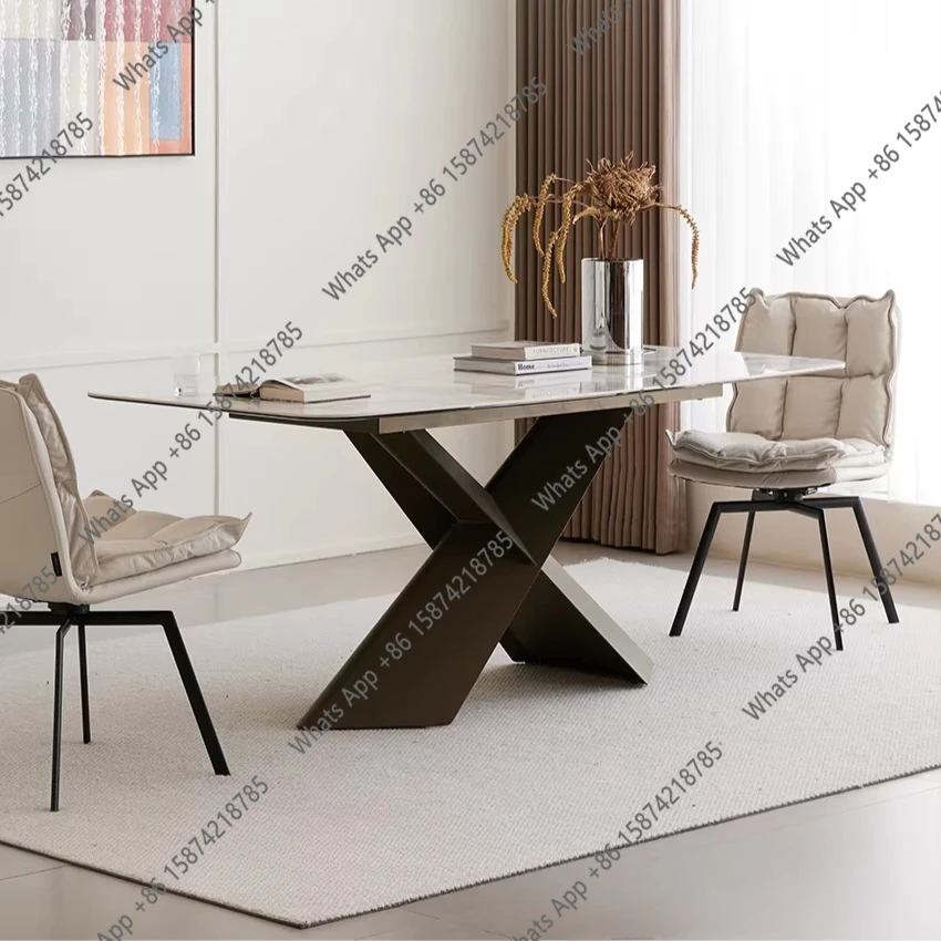 Slate dining table New high-end atmospheric restaurant Rectangle dining table Light luxury high-end negotiation table
Slate dining table New high-end atmospheric restaurant Rectangle dining table Light luxury high-end negotiation table