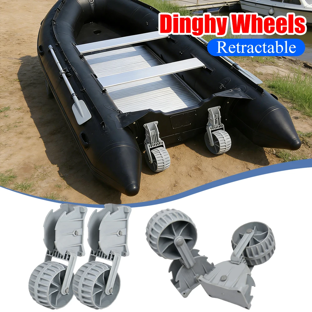 2 Pcs Inflatable Boat Launching Wheels Easy Mount Trailer Launching Wheels Lightweight Boats Dolly for Raft Small Kayak
2 Pcs Inflatable Boat Launching Wheels Easy Mount Trailer Launching Wheels Lightweight Boats Dolly for Raft Small Kayak