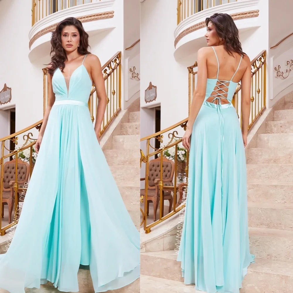 Customized Chiffon Pleat Draped Graduation A-line V-neck Bespoke Occasion Gown Long Dresses
Customized Chiffon Pleat Draped Graduation A-line V-neck Bespoke Occasion Gown Long Dresses