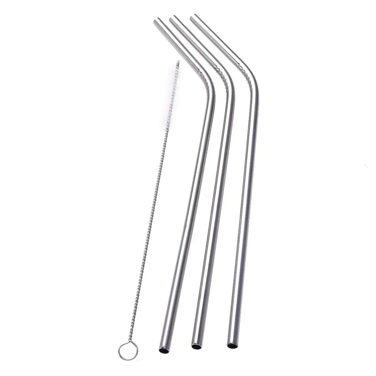 4pcs Stainless Steel Straws Reusable Curved Drinking Kitchen Bar Accessories Food Grade Silver Anti Rust Straw Cleaning Brush
4pcs Stainless Steel Straws Reusable Curved Drinking Kitchen Bar Accessories Food Grade Silver Anti Rust Straw Cleaning Brush