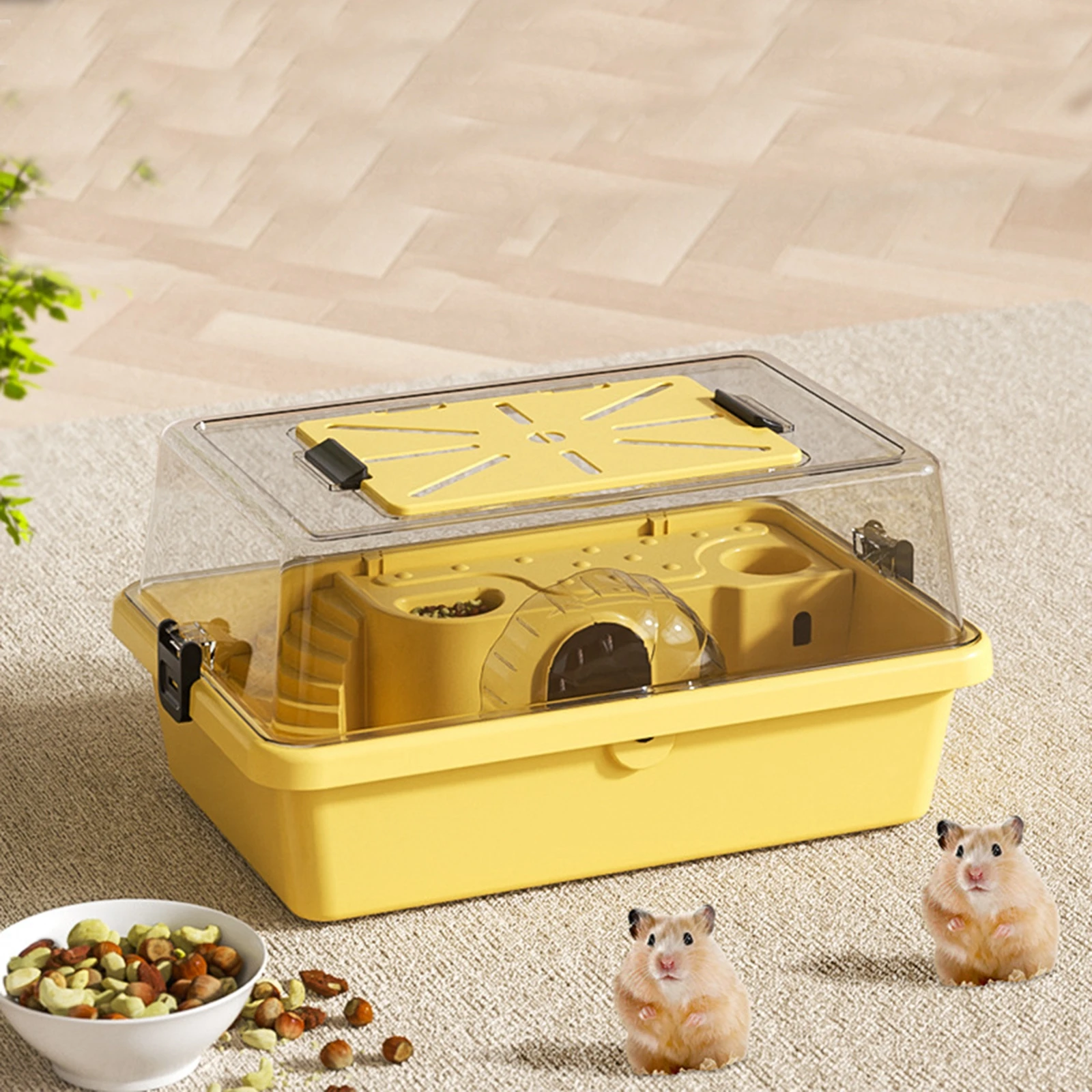 Hamster Cage Guinea Pigs Ventilation Creative Openable Top Hedgehog Hamster Habitat Double Layer Cage Exercise Playing House
Hamster Cage Guinea Pigs Ventilation Creative Openable Top Hedgehog Hamster Habitat Double Layer Cage Exercise Playing House