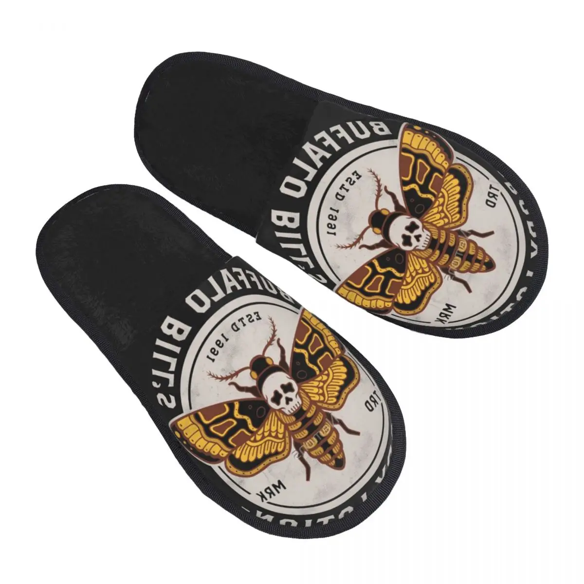 Winter Slipper Woman Man Fluffy Warm Slippers Buffalo Bill's Body Lotion Death's Head Moth House Slippers Shoes
Winter Slipper Woman Man Fluffy Warm Slippers Buffalo Bill's Body Lotion Death's Head Moth House Slippers Shoes