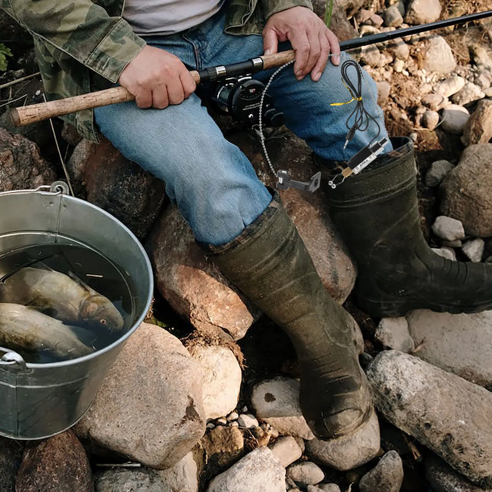 Сигнальный колокольчик для морской удочки, сигнализация для рыбалки, индикатор поклевки, световой звук из нержавеющей стали, светящиеся темные аксессуары, инструменты для ночной рыбалки, сигнализация
Сигнальный колокольчик для морской удочки, сигнализация для рыбалки, индикатор поклевки, световой звук из нержавеющей стали, светящиеся темные аксессуары, инструменты для ночной рыбалки, сигнализация