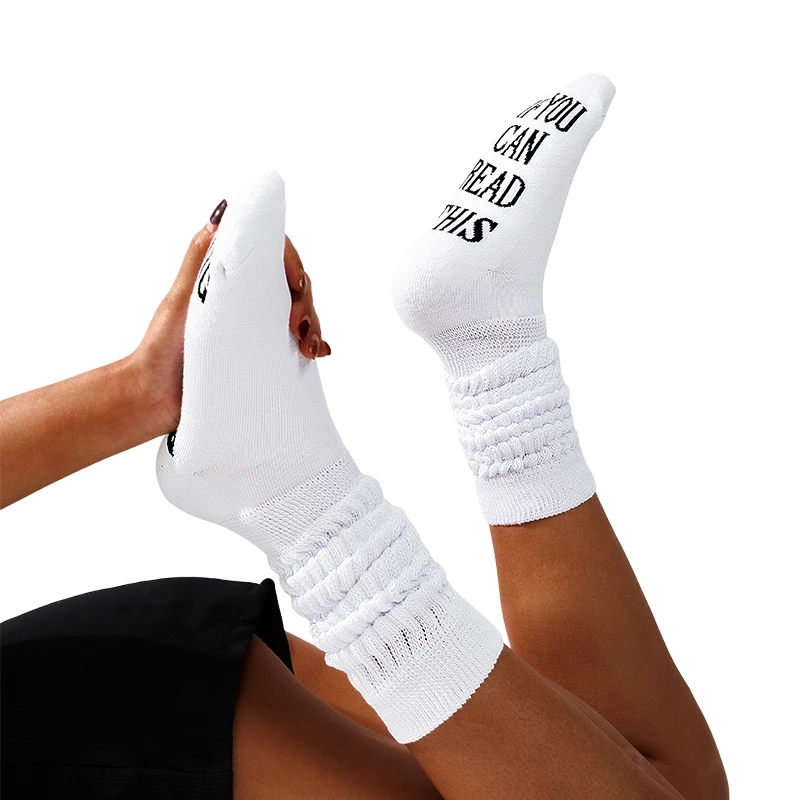 Fall Winter Fashion Women's Men's Novelty Socks "IF YOU CAN READ THIS BRING ME CHOCOLATE" Message Socks Slouch Socks Cushioned
Fall Winter Fashion Women's Men's Novelty Socks "IF YOU CAN READ THIS BRING ME CHOCOLATE" Message Socks Slouch Socks Cushioned