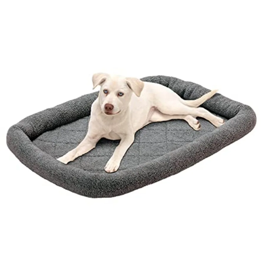 Dog Bed for/ Dogs 100% Washable Sized to Fit Crates - Sherpa Fleece Bolster Crate Pad
Dog Bed for/ Dogs 100% Washable Sized to Fit Crates - Sherpa Fleece Bolster Crate Pad