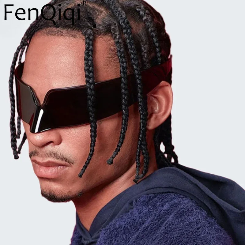 Rimless Futuristic Oversized Y2k Sports Sun Glasses For Rocker Festival Performer One-Pieces Cyber Punk Mask Sunglasses U400
Rimless Futuristic Oversized Y2k Sports Sun Glasses For Rocker Festival Performer One-Pieces Cyber Punk Mask Sunglasses U400