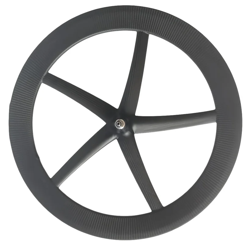 700C Carbon Fiber Bicycle Wheel 5-Spoke Design 25mm Width And 65mm Depth
700C Carbon Fiber Bicycle Wheel 5-Spoke Design 25mm Width And 65mm Depth