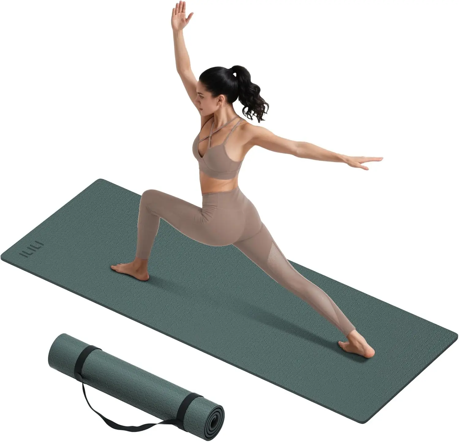 Extra Thick 10mm Yoga Mat, 76x28x0.4in, Non-Slip TPE, Double Color, Eco Friendly, with Carry Strap
Extra Thick 10mm Yoga Mat, 76x28x0.4in, Non-Slip TPE, Double Color, Eco Friendly, with Carry Strap