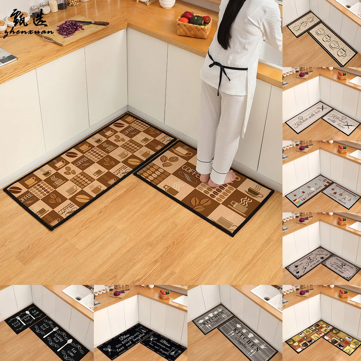 Rectangle Kitchen Floor Mat Bathroom Absorbent Anti Slip Long Strip Mat Household Door Carpet Entrance Foot Mat Bedroom Carpet
Rectangle Kitchen Floor Mat Bathroom Absorbent Anti Slip Long Strip Mat Household Door Carpet Entrance Foot Mat Bedroom Carpet