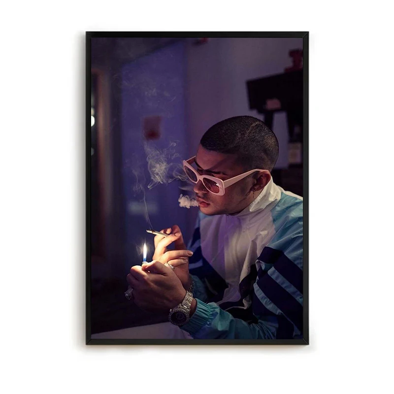 Home Decorations Hip Hop Posters Rapper Decorative Paintings Bad Bunny Canvas Decoration Pictures Room Wall Decor Poster Living
Home Decorations Hip Hop Posters Rapper Decorative Paintings Bad Bunny Canvas Decoration Pictures Room Wall Decor Poster Living