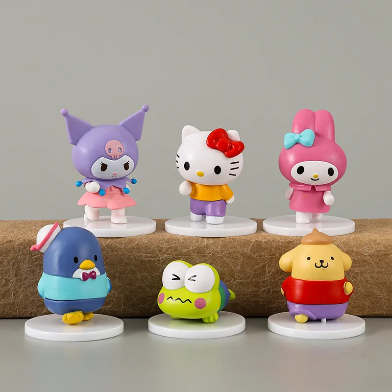 Фигурки My Melody Kawaii, игрушечный торт, декор автомобиля Kuromi, модель Hello Kitty, настольное украшение, детские подарки на день рождения, аксессуар, 6 шт.
Фигурки My Melody Kawaii, игрушечный торт, декор автомобиля Kuromi, модель Hello Kitty, настольное украшение, детские подарки на день рождения, аксессуар, 6 шт.