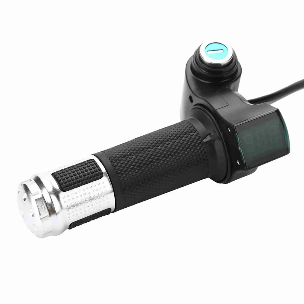 12-84V E-Bike Throttle Grip Set Digital Display Long Cable Throttle with Digital Display and Lock with Key Lock Twist Handlebar
12-84V E-Bike Throttle Grip Set Digital Display Long Cable Throttle with Digital Display and Lock with Key Lock Twist Handlebar