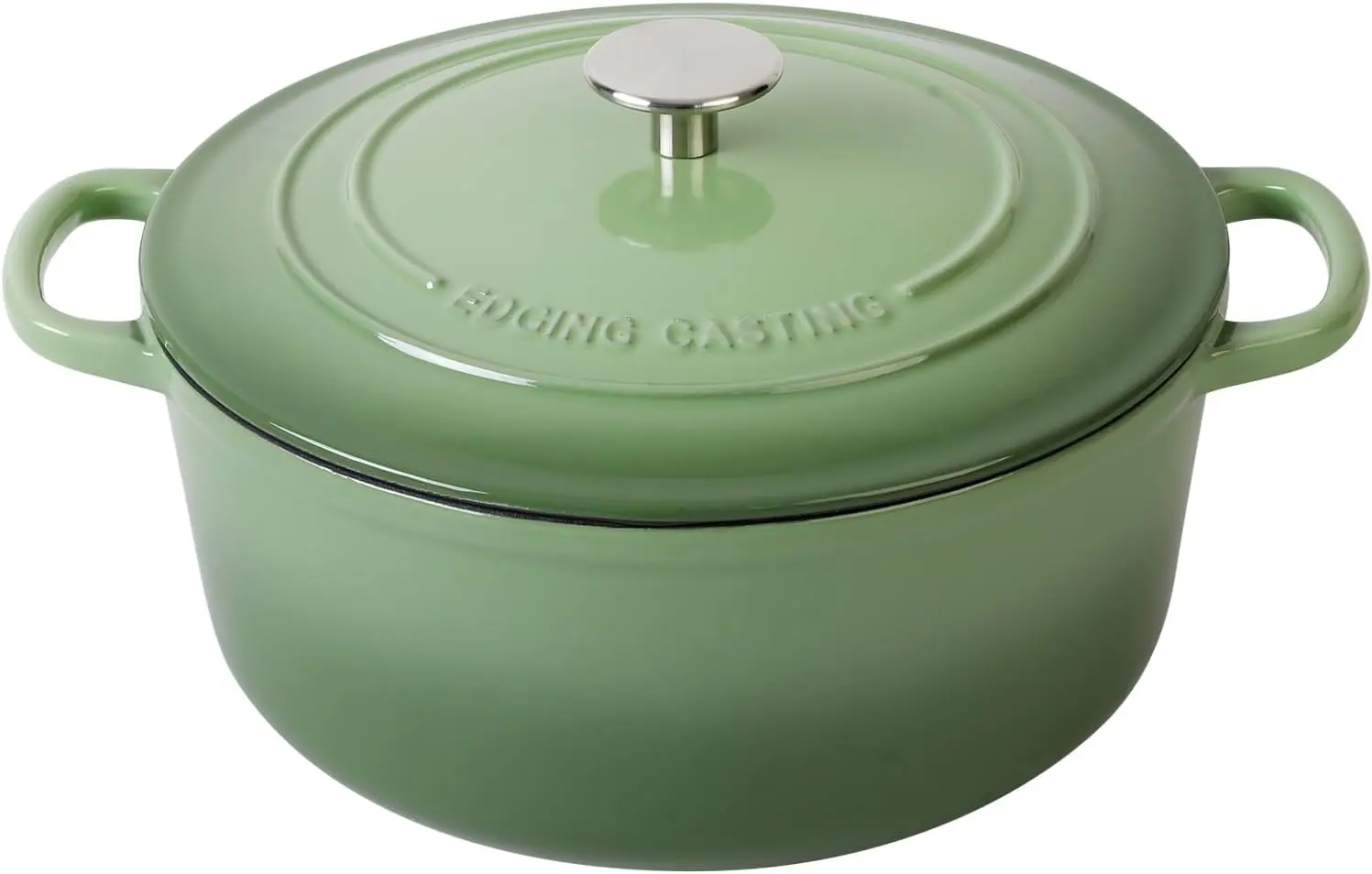 Enameled Cast Iron Dutch Oven Pot With Lid, 5.5 Quart, for Bread Baking, Cooking, Pistachio Green
Enameled Cast Iron Dutch Oven Pot With Lid, 5.5 Quart, for Bread Baking, Cooking, Pistachio Green