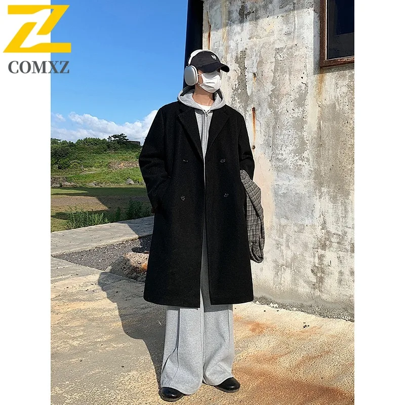COMXZ Wool Coat Men Korean Style Knee Length Long Wool Overcoat Warm tactics waterproof windproof lightweight windbreaker 2025
COMXZ Wool Coat Men Korean Style Knee Length Long Wool Overcoat Warm tactics waterproof windproof lightweight windbreaker 2025