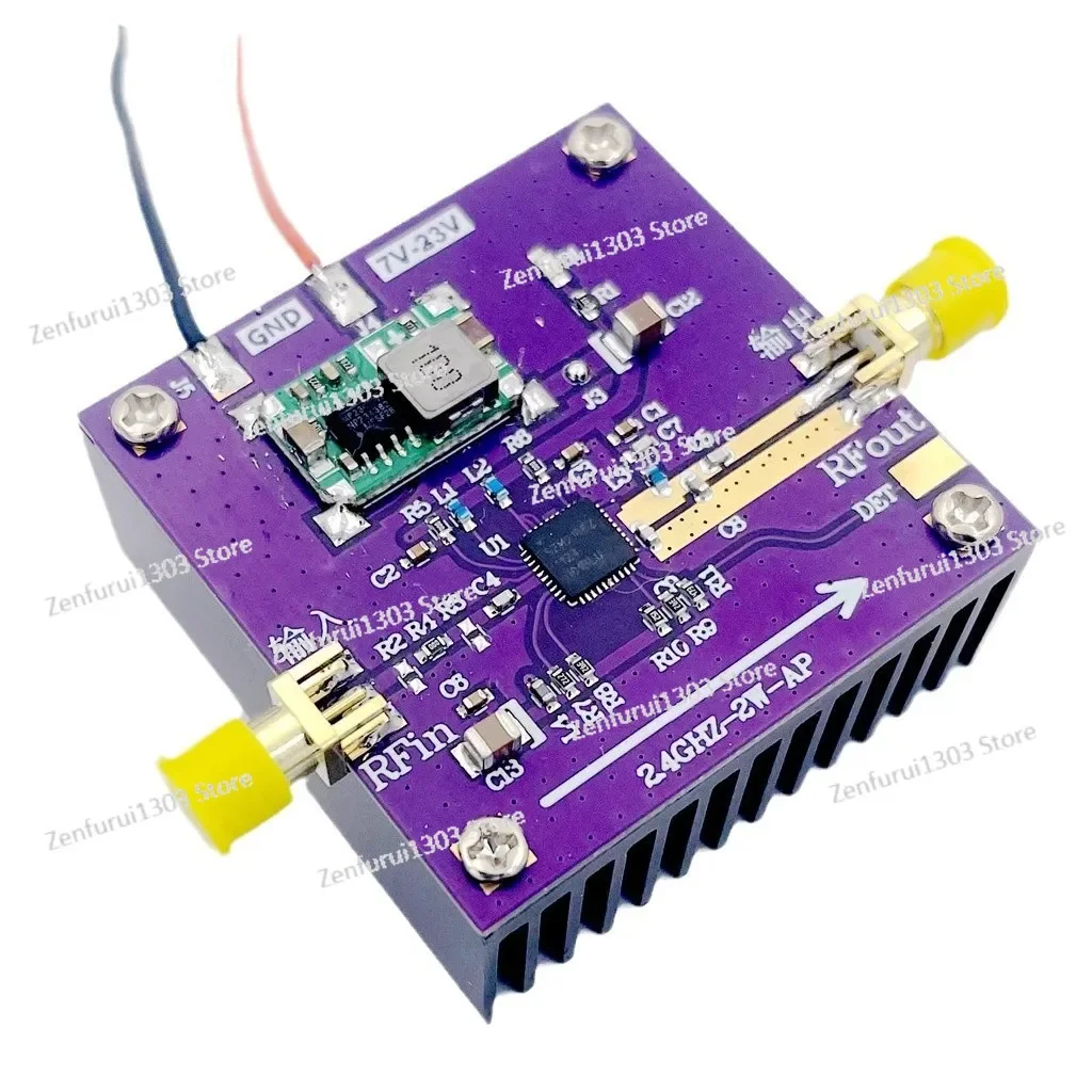 SZM2166 2.4GHz-2.5GHz 2W RF Power Amplifier WIFI Amplifier Image Transmission Amplifier Bluetooth
SZM2166 2.4GHz-2.5GHz 2W RF Power Amplifier WIFI Amplifier Image Transmission Amplifier Bluetooth