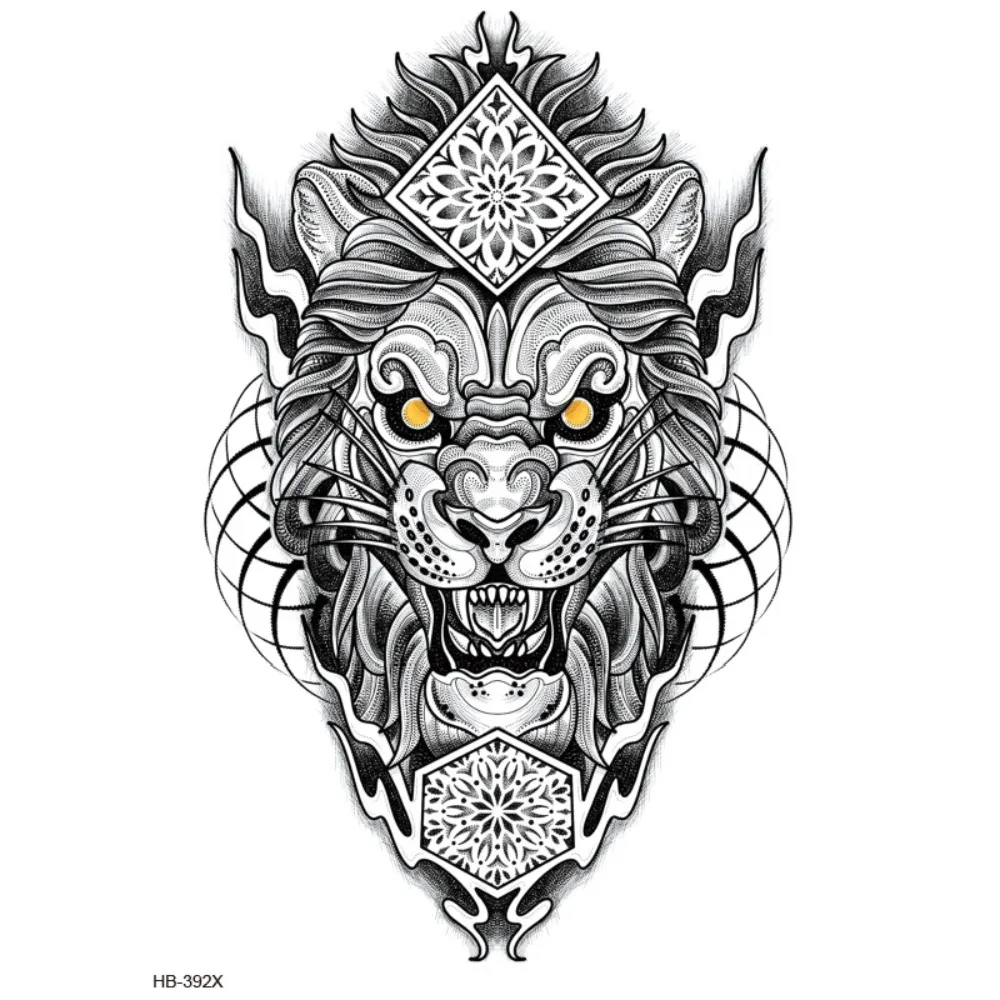 Wash Painting Style Men's Temporary Tattoos Instant Water Transfer Decals Tiger Lion Wolf Tattoo Stickers Waterproof DIY
Wash Painting Style Men's Temporary Tattoos Instant Water Transfer Decals Tiger Lion Wolf Tattoo Stickers Waterproof DIY