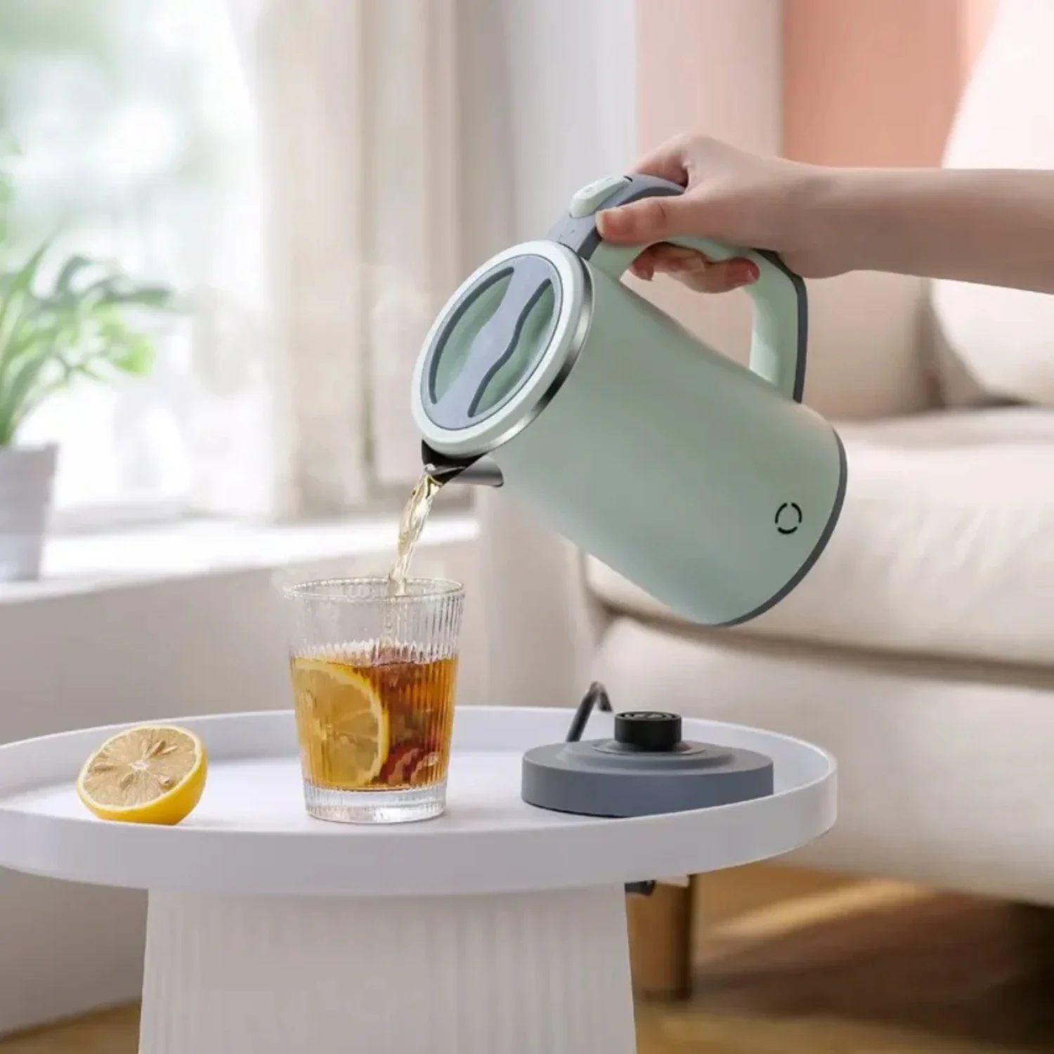 800ML Insulated Kettle 304 Stainless Steel Kettle Reserved Automatic Power Off To Adjust Temperature 600w
800ML Insulated Kettle 304 Stainless Steel Kettle Reserved Automatic Power Off To Adjust Temperature 600w