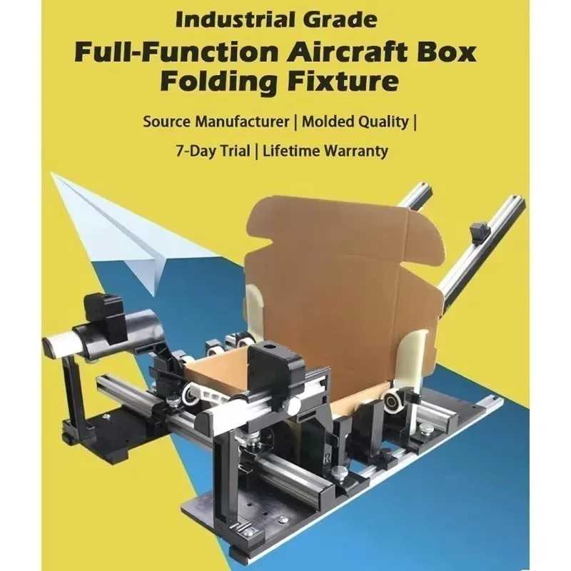 【Hot Item】Aircraft Box Folding Auxiliary Fixture Adjustable Size Paper Box Auxiliary Machine Packing Tool Special Folding Carton
【Hot Item】Aircraft Box Folding Auxiliary Fixture Adjustable Size Paper Box Auxiliary Machine Packing Tool Special Folding Carton