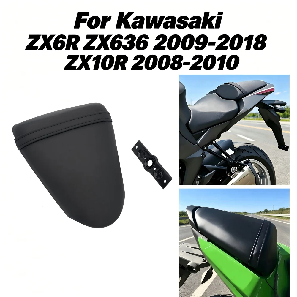 Motorcycle Passenger Rear Pillion Seat For Kawasaki Ninja ZX6R ZX636 ZX 6R 636 2009-2018 ZX10R ZX-10R ZX 10R 2008 2009 2010
Motorcycle Passenger Rear Pillion Seat For Kawasaki Ninja ZX6R ZX636 ZX 6R 636 2009-2018 ZX10R ZX-10R ZX 10R 2008 2009 2010