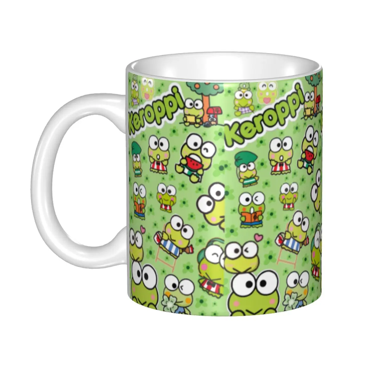 Кружки Sanrio Keroppi на заказ, сделай сам, керамическая чашка для чая с молоком, кофе 
Кружки Sanrio Keroppi на заказ, сделай сам, керамическая чашка для чая с молоком, кофе