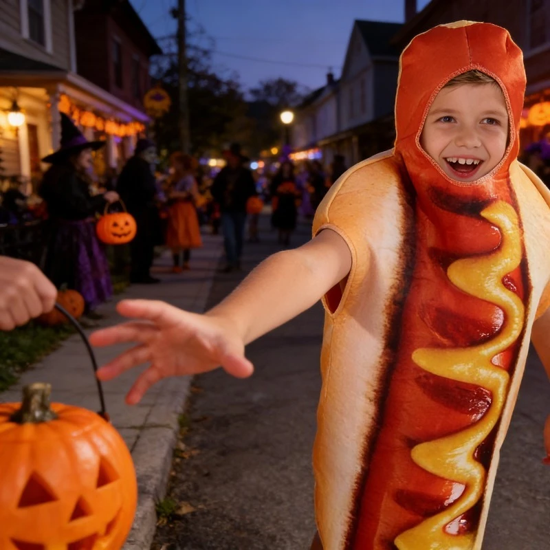 Childrens Hot Dog Costume 3D Printed Jumpsuit Food Theme Stage Performance Outfit
Childrens Hot Dog Costume 3D Printed Jumpsuit Food Theme Stage Performance Outfit