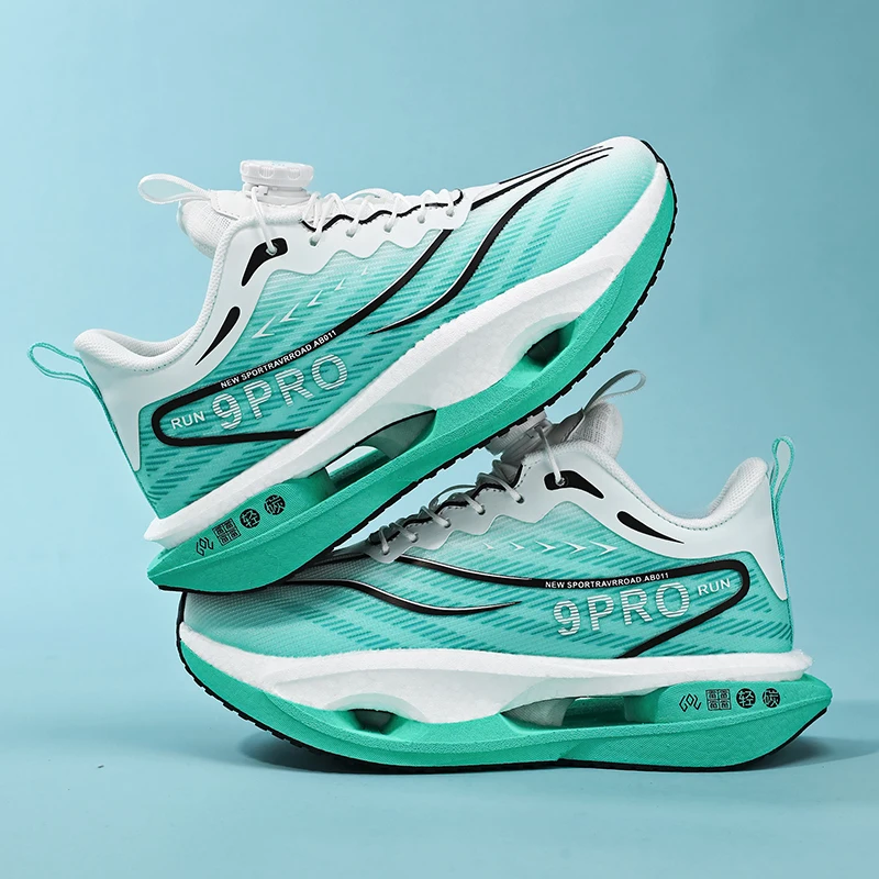 Unisex Sports Shoes Lightweight Cushioned Soft Sole Rotating Buckle Anti Slip Outdoor Training Running Shoes for Men Women
Unisex Sports Shoes Lightweight Cushioned Soft Sole Rotating Buckle Anti Slip Outdoor Training Running Shoes for Men Women