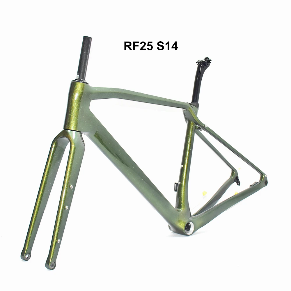 Carbon Road Bike Frame Set, Disc Brake, Full Hidden Cable Frame, Cyclocross, 700C * 47C, 2024
Carbon Road Bike Frame Set, Disc Brake, Full Hidden Cable Frame, Cyclocross, 700C * 47C, 2024